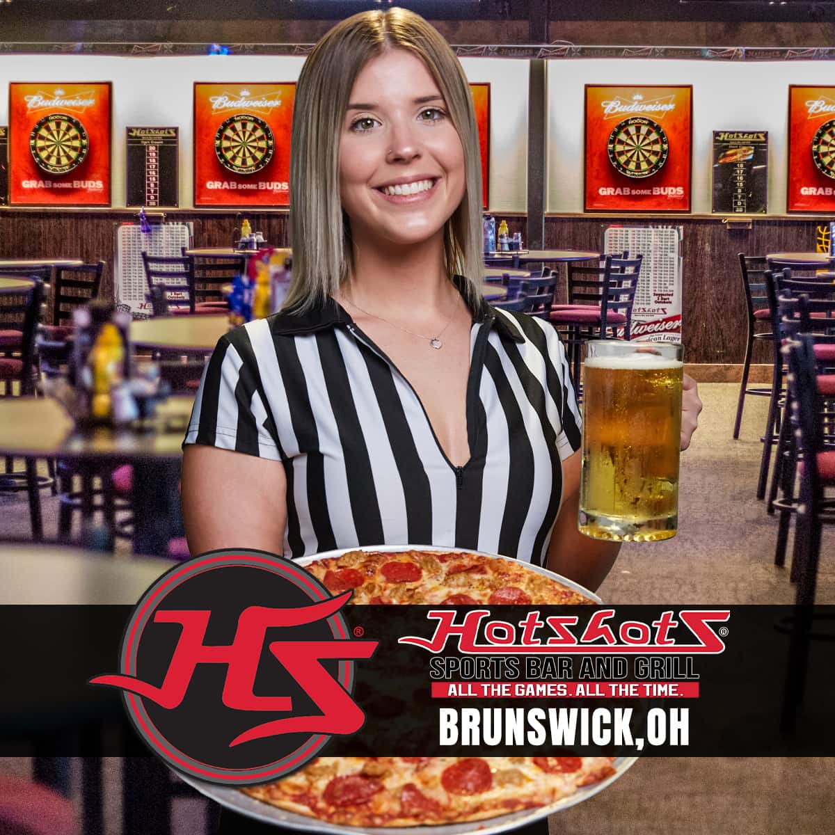 Hotshots Sports Bar & Grill - Brunswick, OH - 1061 Pearl Rd