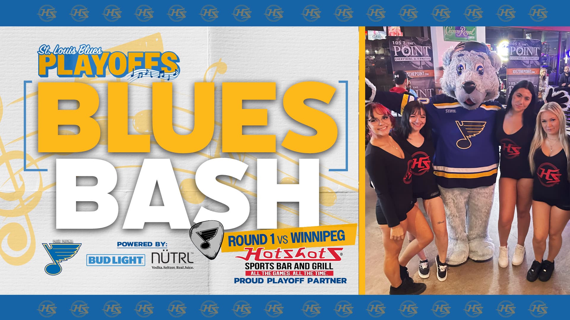 Blues Bash 2025: Official Playoff Watch Parties at Hotshots