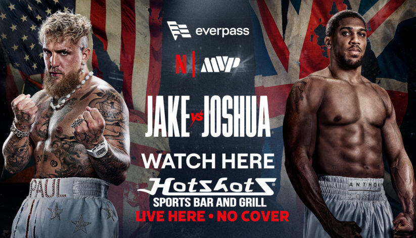 Jake Paul vs Anthony Joshua – Fight Night at Hotshots!