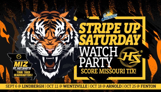 Stripe Up Saturday Watch Parties at Hotshots