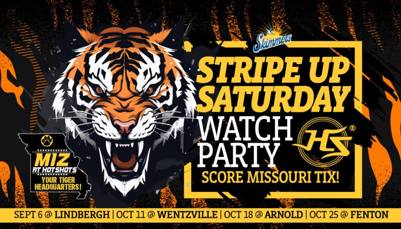 Stripe Up Saturday Watch Parties at Hotshots