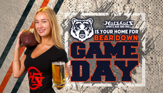 Bear Down Game Day at Hotshots