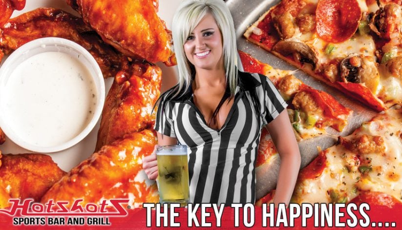 Hotshots Happy Hour Specials.