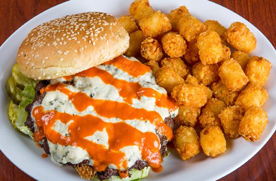 Hotshots blaze burger.