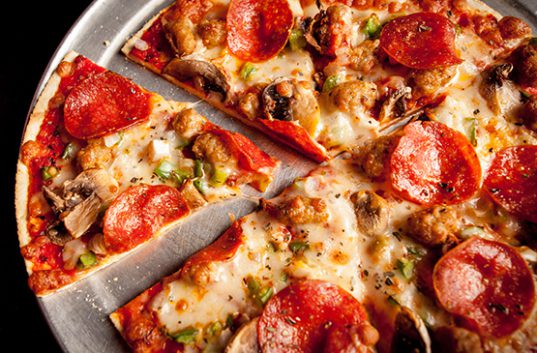 Hotshots supreme pizza.