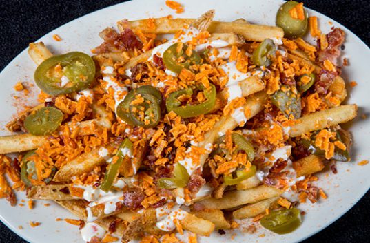 Triple threat riplet fries.