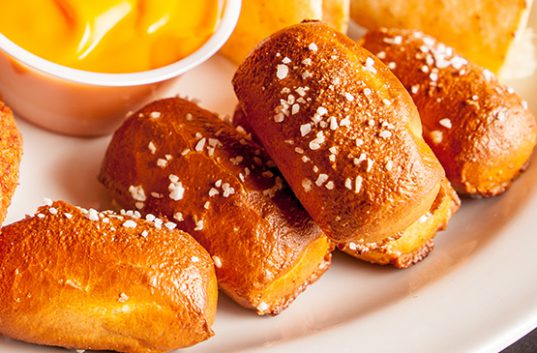 Soft pretzel bites.