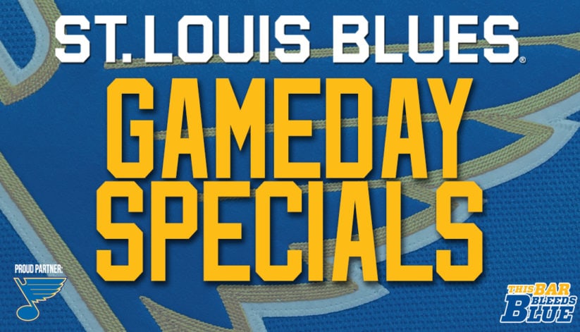 Blues Gameday Specials