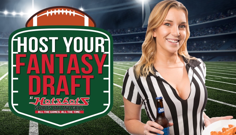 Host your Fantasy Football Draft at Hotshots