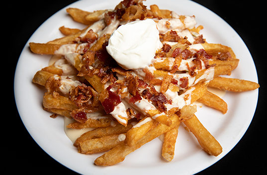 Queso Bacon Cheese Fries