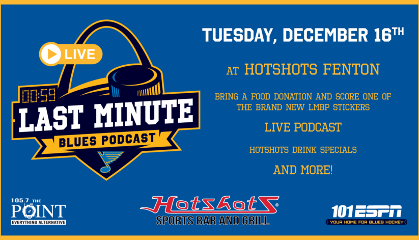 Last Minute Blues Podcast LIVE @ Hotshots Fenton