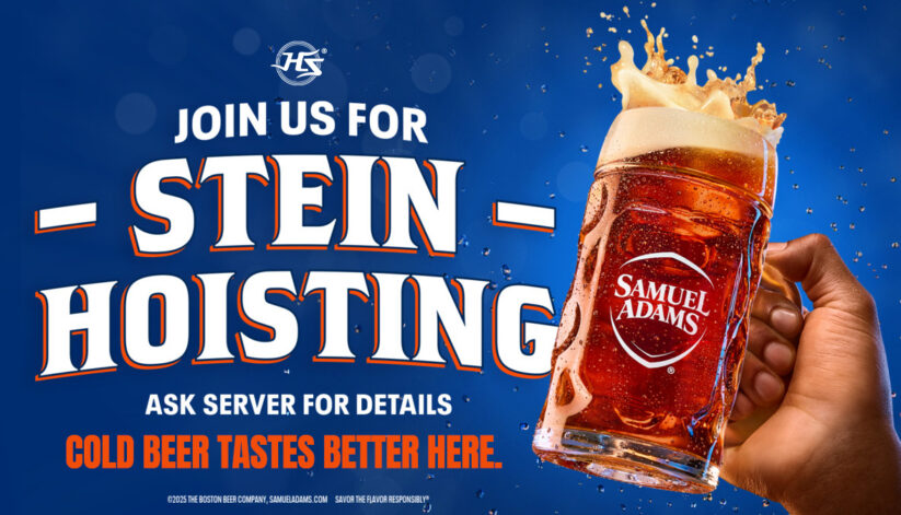 Sam Adams Octoberfest Stein Hoisting at Hotshots