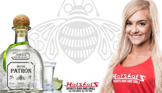 Patron Saturday at hotshots